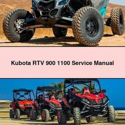 Kubota RTV 900 1100 Manual de servicio y reparación 