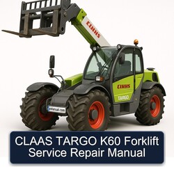 Claas Targo K60 Forklift Service Repair Workshop Manual PDF