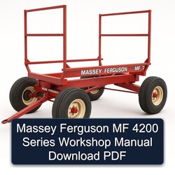 Massey Ferguson MF 4200 Series Service Repair Workshop Manual PDF