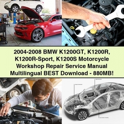 2004-2008 BMW K1200GT K1200R K1200r-sport K1200S Motorcycle Multilingual Service Repair Workshop Manual PDF