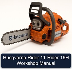 Husqvarna Rider 11-RIDER 16H Service Repair Workshop Manual PDF