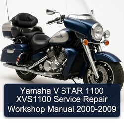 2000-2009 Yamaha Royal Star Venture V 1100 XVS1100 Service Repair Workshop Manual PDF