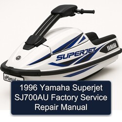 1996 Yamaha Superjet SJ700AU Service Repair Workshop Manual PDF