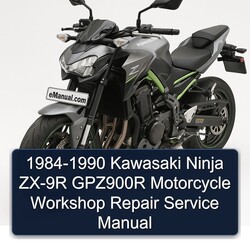 1984-1990 Kawasaki Ninja Zx-9r Gpz900r Motorcycle Service Repair Workshop Manual PDF