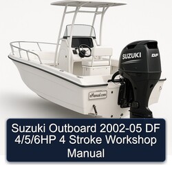 2002-2005 Suzuki Outboard DF 4/5/6hp 4 Stroke Service Repair Workshop Manual PDF