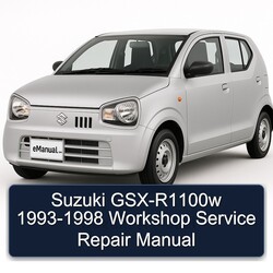 1993-1998 Suzuki GSX Series Gsx-r1100w Service Repair Workshop Manual PDF