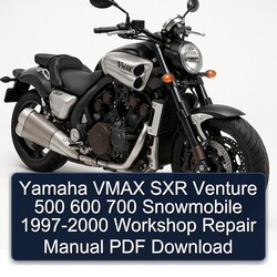 1997-2000 Yamaha Vmax SXR Venture 500 600 700 Snowmobile Service Repair Workshop Manual PDF