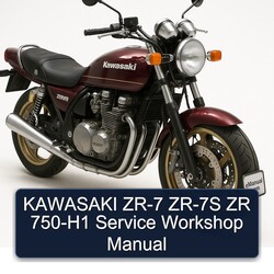 Kawasaki Zephyr ZR-7 ZR-7S ZR 750-H1 Service Repair Workshop Manual PDF