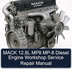 Mack 12.8l MP8 MP-8 Diesel Engine Service Repair Workshop Manual PDF