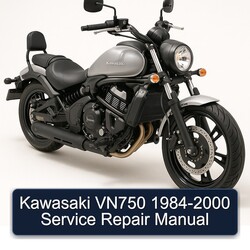 1984-2000 Kawasaki Vulcan VN750 Service Repair Workshop Manual PDF