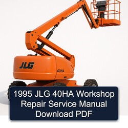 1995 JLG 40HA Service Repair Workshop Manual PDF