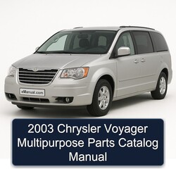 2003 Chrysler Voyager Multipurpose Parts Catalog Manual 