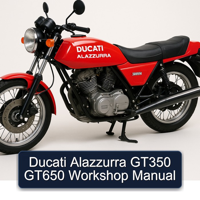 Ducati Alazzurra GT350 GT650 Service Repair Workshop Manual PDF