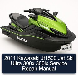 2011 Kawasaki JT1500 Jet Ski Ultra 300X 300LX Service Repair Workshop Manual PDF