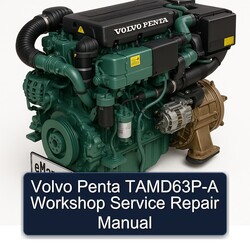 Volvo Penta Tamd63p Service Repair Workshop Manual PDF