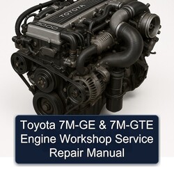 Toyota 7M GE GTE 7M-GE 7M-GTE Engine Service Repair Workshop Manual PDF