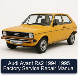 1994-1995 Audi Avant RS2 Service Repair Workshop Manual PDF
