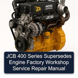 JCB 400 Series Supersedes Engine Service Repair Workshop Manual PDF