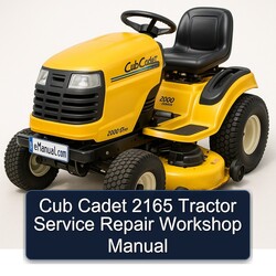 Cub Cadet 2165 Tractor Service Repair Workshop Manual PDF