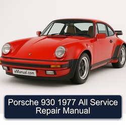 1977 Porsche 930 All Service Repair Workshop Manual PDF