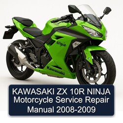 2008-2009 Kawasaki Ninja ZX 10R Motorcycle Service Repair Workshop Manual PDF