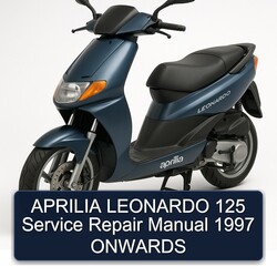 1997 Aprilia Leonardo 125 Onwards Service Repair Workshop Manual PDF