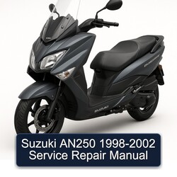 1998-2002 Suzuki Burgman Series AN250 Service Repair Workshop Manual PDF
