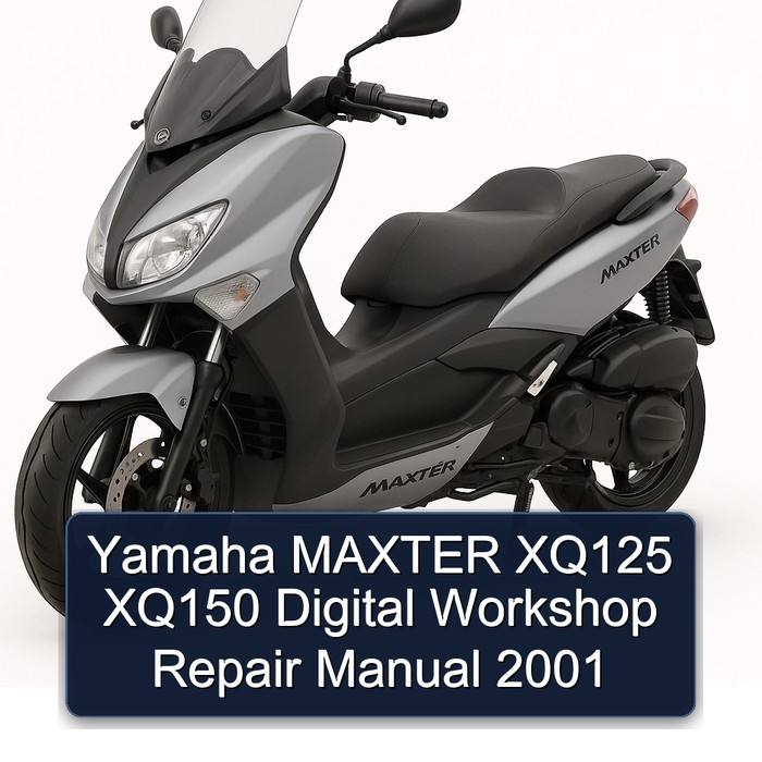 2001 Yamaha Maxter XQ125 XQ150 Digital Service Repair Workshop Manual PDF