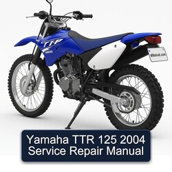 2004 Yamaha TTR Models 125 Service Repair Workshop Manual PDF