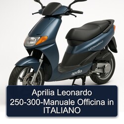 Aprilia Leonardo 250-300-manuale Officina Italiano Service Repair Workshop Manual PDF