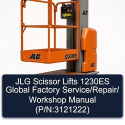 JLG Scissor Lifts 1230ES Global / (p/n:3121222) Service Repair Workshop Manual PDF
