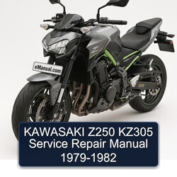 1979-1982 Kawasaki Z Series Z250 KZ305 Service Repair Workshop Manual PDF