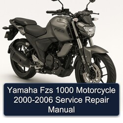 2000-2006 Yamaha FZS Models 1000 Motorcycle Service Repair Workshop Manual PDF