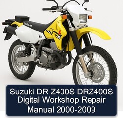 2000-2009 Suzuki DR Series Z400S DRZ400S Digital Service Repair Workshop Manual PDF
