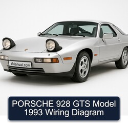 1993 Porsche 928 GTS Model Electrical Wiring Diagrams PDF