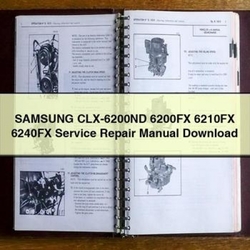 Samsung Clx-6200nd 6200FX 6210FX 6240FX Service Repair Workshop Manual PDF
