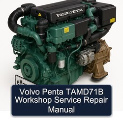 Volvo Penta Tamd71b Service Repair Workshop Manual PDF