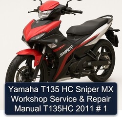 2011 Yamaha Sniper T135 HC MX T135HC Service Repair Workshop Manual PDF