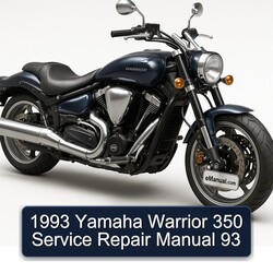 1993 Yamaha Warrior 350 93 Service Repair Workshop Manual PDF