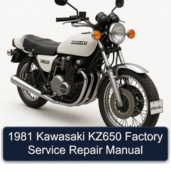 1981 Kawasaki KZ Series KZ650 Service Repair Workshop Manual PDF