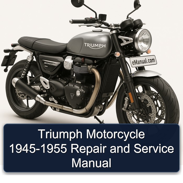 1955 Triumph Motorcycle 1945 Service Repair Workshop Manual PDF