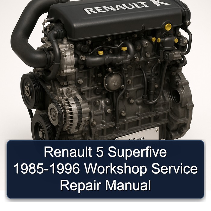 1985-1996 Renault K Series 5 Superfive Service Repair Workshop Manual PDF