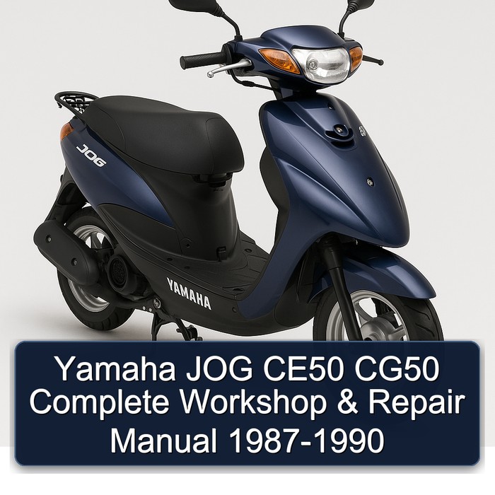 1987-1990 Yamaha Jog CE50 CG50 Service Repair Workshop Manual PDF