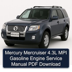 Mercury Mercruiser 4.3l MPI Gasoline Engine Service Repair Workshop Manual PDF