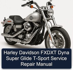Harley Davidson Super Glide Fxdxt Dyna T-SPORT Service Repair Workshop Manual PDF