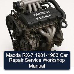 1981-1983 Mazda RX Models RX-7 - Car Service Repair Workshop Manual PDF