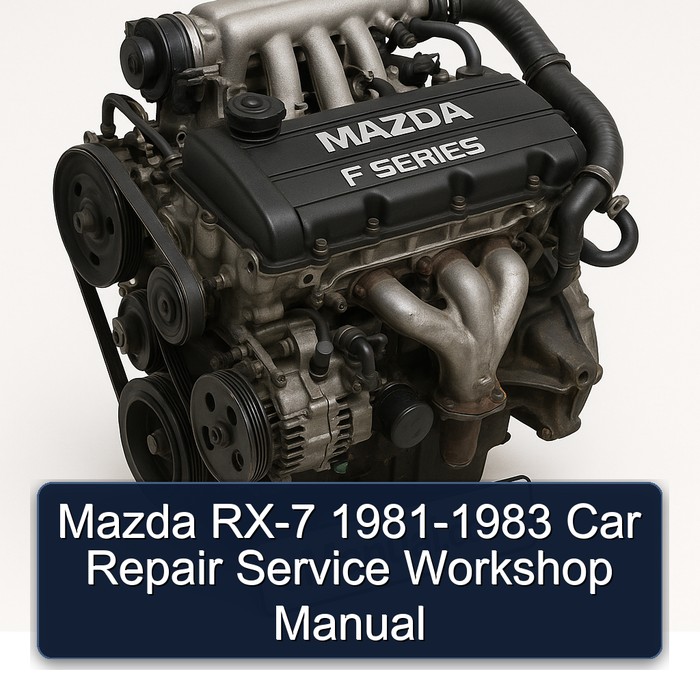 1981-1983 Mazda RX Models RX-7 - Car Service Repair Workshop Manual PDF