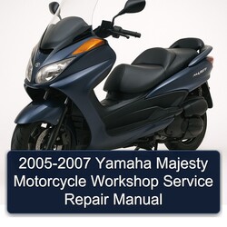 2005-2007 Yamaha Majesty Motorcycle Service Repair Workshop Manual PDF