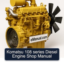 Komatsu 108 Series Diesel Engine Shop Service Repair Workshop Manual PDF