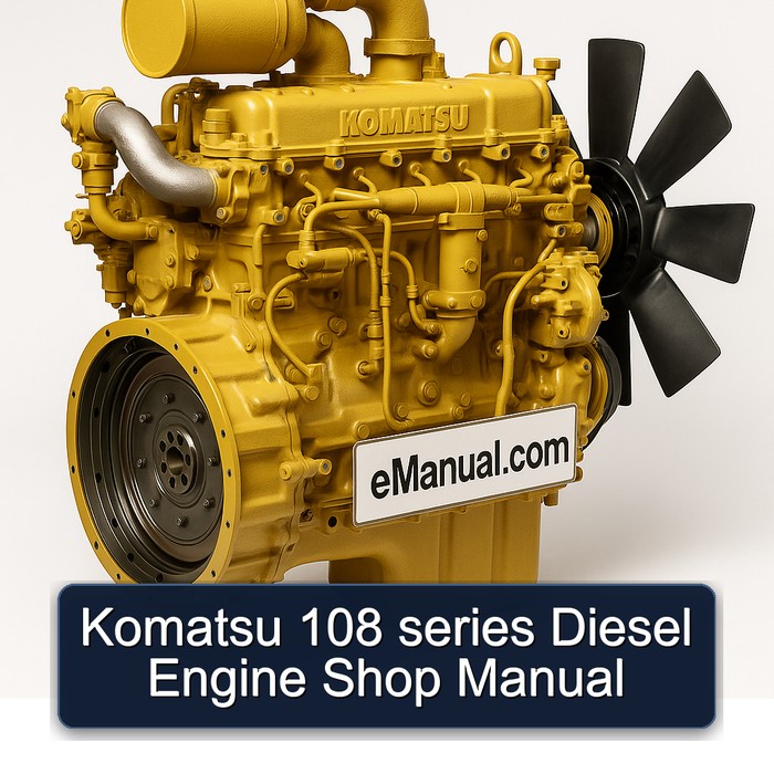 Komatsu 108 Series Diesel Engine Shop Service Repair Workshop Manual PDF